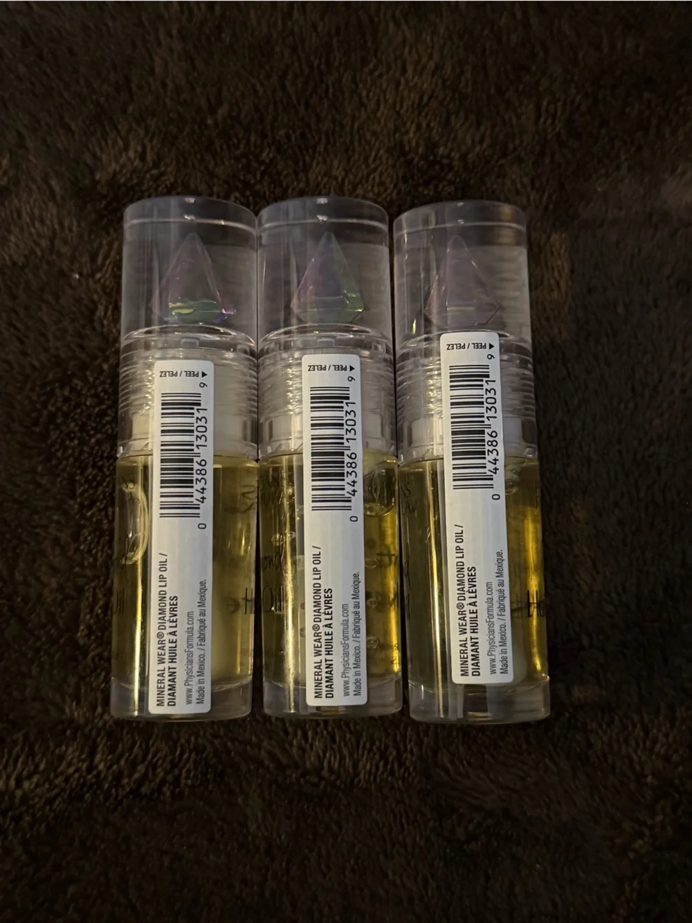 Physicians Formula Clear Diamond Lip Oil - SEALED 3 PACK